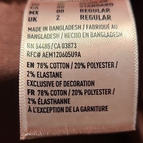 American eagle outfitters womens maroon‎ corduroy cotton stretch mini skirt - Picture 5 of 5